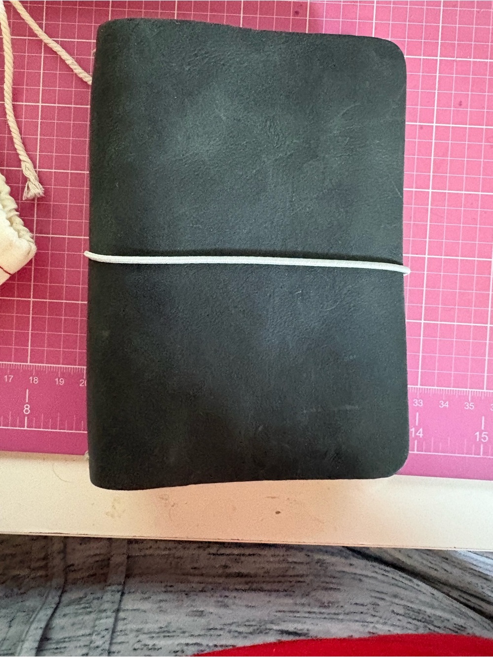 Foxy fix leather planner cover